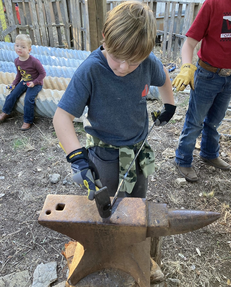 Blacksmithing skills work