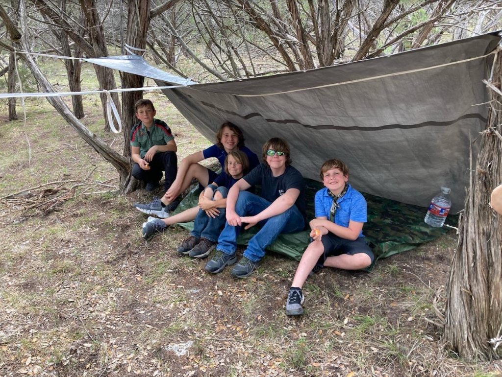 Building the shelter