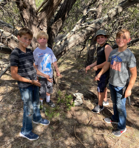 The Green River Boys found the hidden cache!